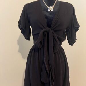 Brown Organic Cotton Bamboo Dress